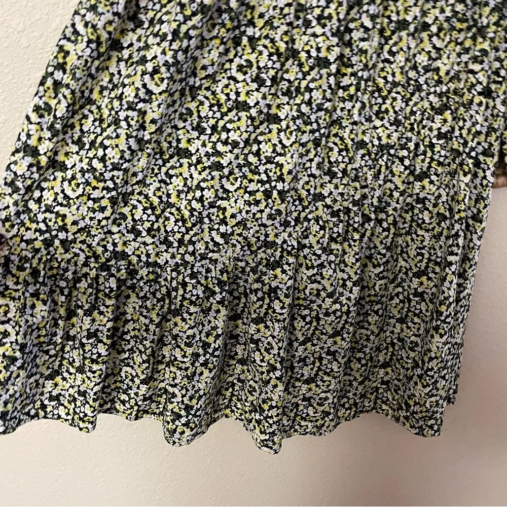 Rails Mini Dress in Olive Green Floral Print